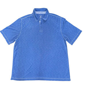 Nicoby Bali Breeze Polo Shirt 2XL Blue lightweight golf activewear casual